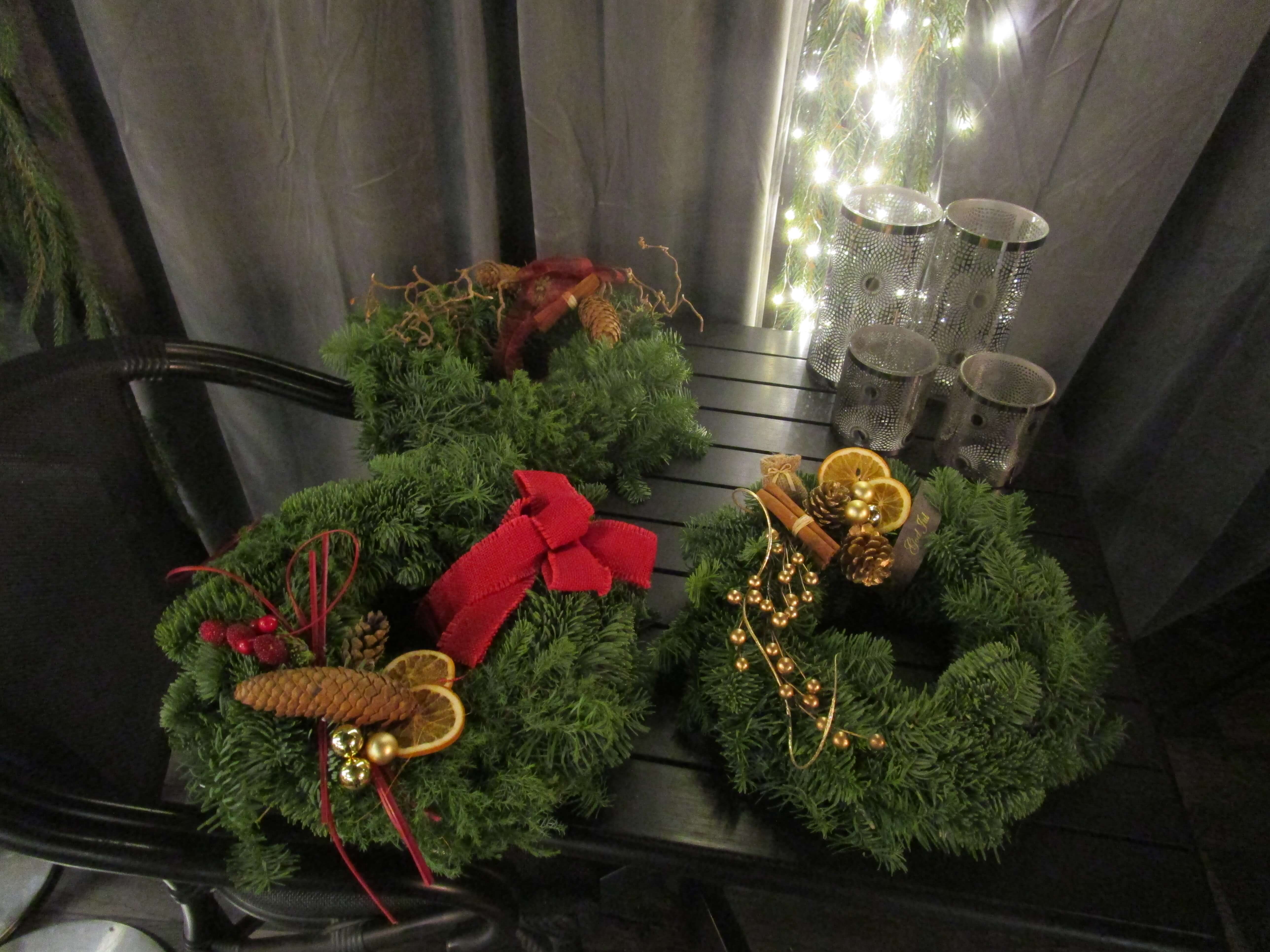 Dörrkrans inför advent
